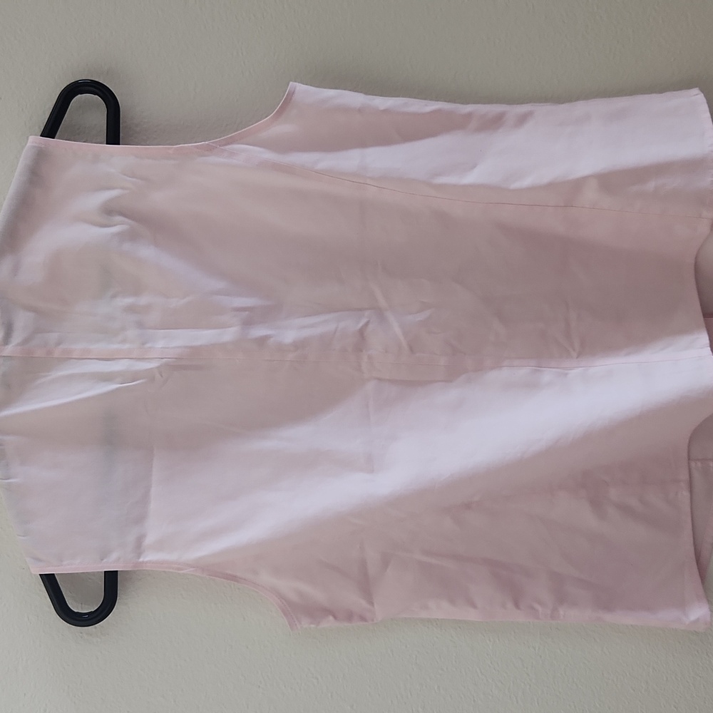 Calvin Klein Sleeveless Pink Button-Up Blouse - Picture 5 of 6